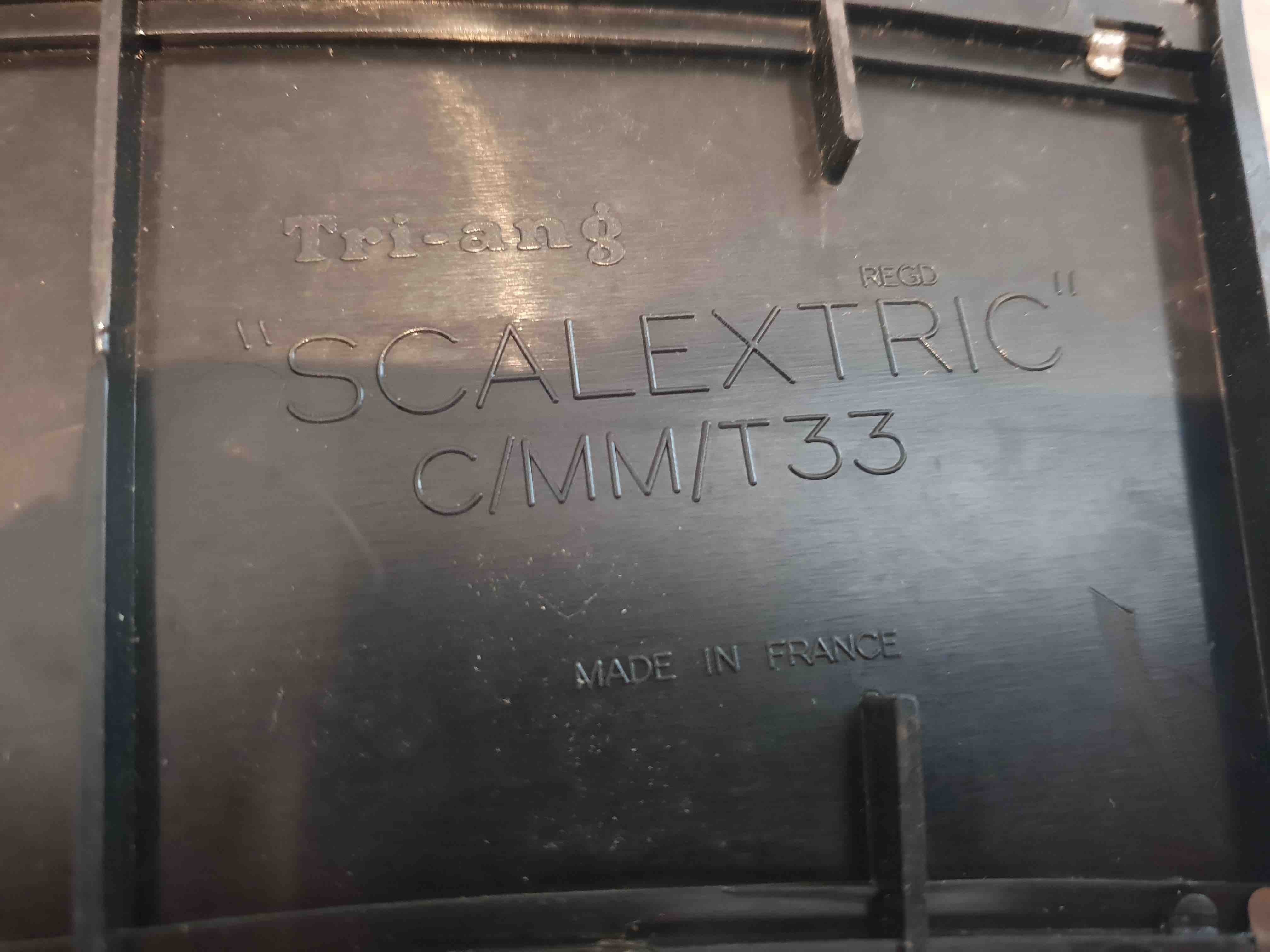 6 SCALEXTRIC T 33 COURBE EXTERIEURE