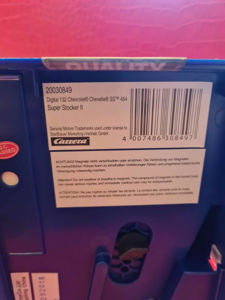 CHEVROLET SS CHEVELLE 454 SUPER STOCKER II CARRERA DIGITAL 132 REF 30849 
