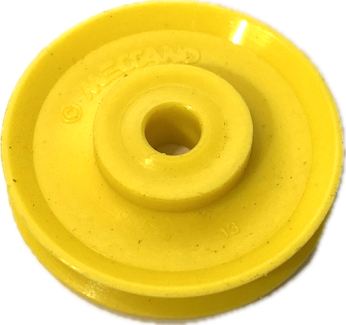 Poulie plastique 25 mm sans moyeu MECCANO