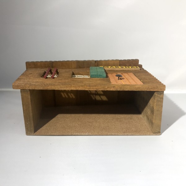 Prison de comté Farwest Maison en bois pour figurines