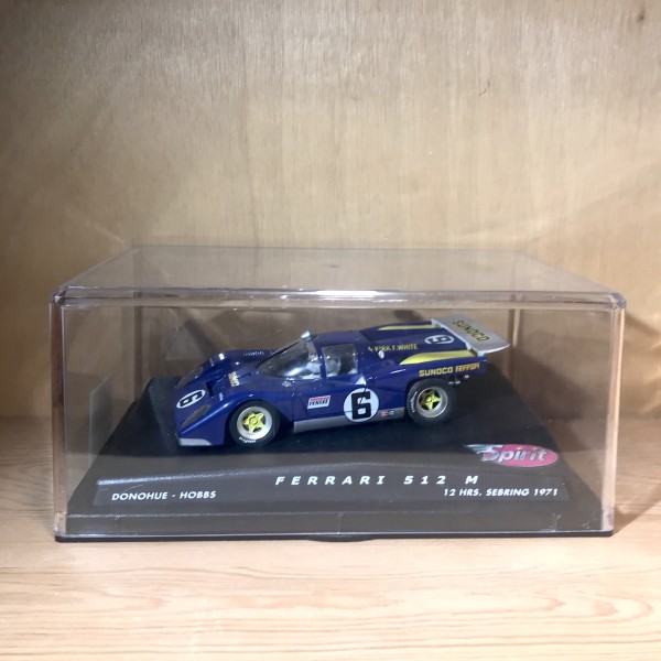 Ferrari 512 M bleue Sunoco SPIRIT