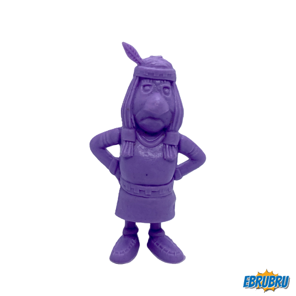 Indien 1 mauve - Lucky Luke - Figurine publicitaire OMO