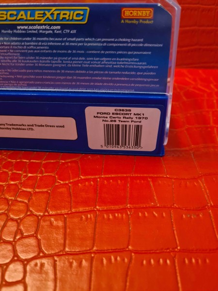 FORD ESCORT MK1 MONTECARLO RALLY 1970 SCALEXTRIC REF C3635