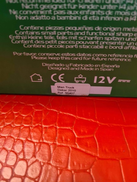 MAN TRUCK DAKAR 2010 AVANT SLOT REF 50407