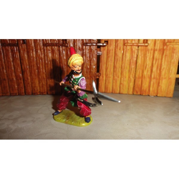 TURC AVEC HALLEBARDE ELASTOLIN OUGEN RÉF 9120