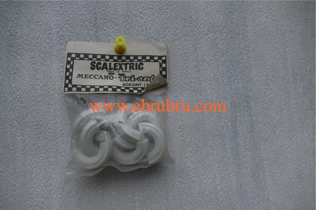 12 demi pneus marqueur blanc Scalextric ref A227