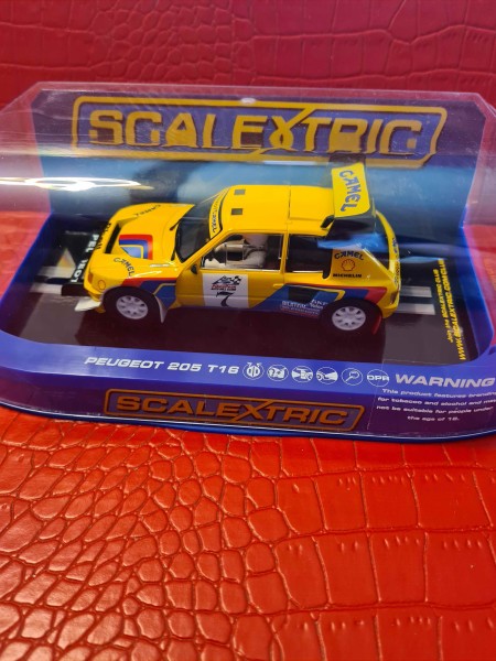 PEUGEOT 205 T16 PIKES PEAK 1987 NO 7 ARI VATANEN SCALEXTRIC REF C3641