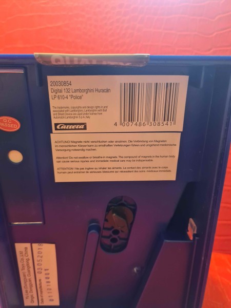 LAMBORGHINI HURACAN LP 610-4 POLICE CARRERA DIGITAL 132 REF 30854
