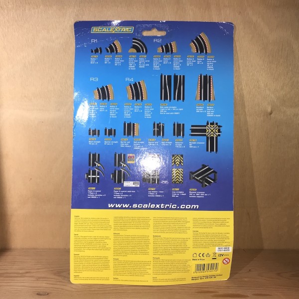 Virages rayon 3, voie unique SCALEXTRIC C7017