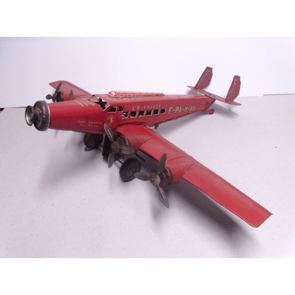 JOUSTRA avion DeWoitine D 338 AIR FRANCE F-PA-N-AM service transatlantique Paris quadrimoteurs New-York