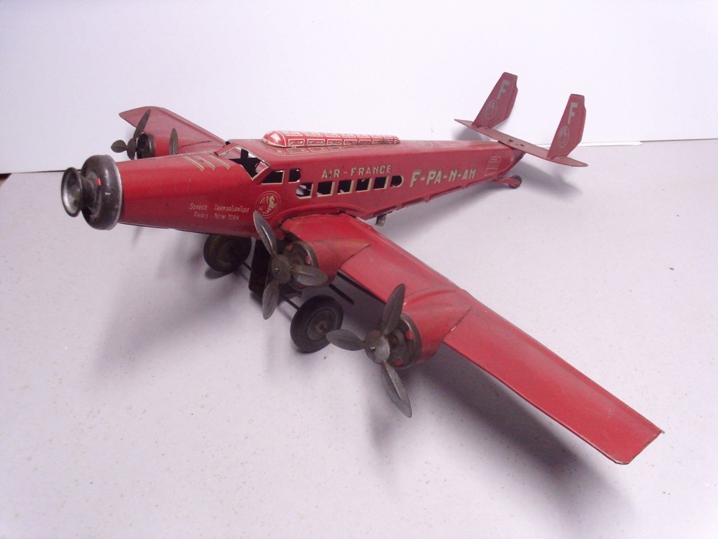 JOUSTRA avion DeWoitine D 338 AIR FRANCE F-PA-N-AM service transatlantique Paris quadrimoteurs New-York