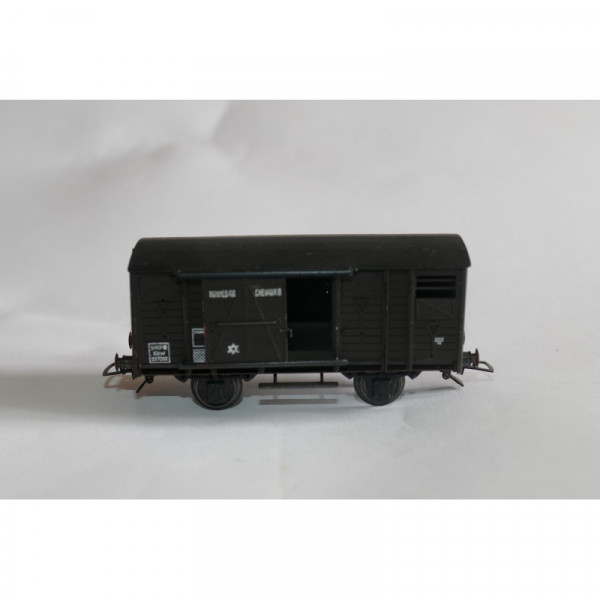 WAGON B COUVERT OCEM 1919 - 2 ESSIEUX MARQUE VB REF 624 SNCF
