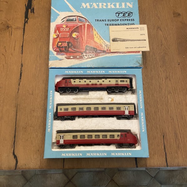 TRAIN TRANS EUROP EXPRESS TEE MARKLIN REF 8370