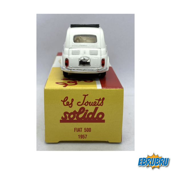 Fiat 500 1957 - blanche - SOLIDO Hachette