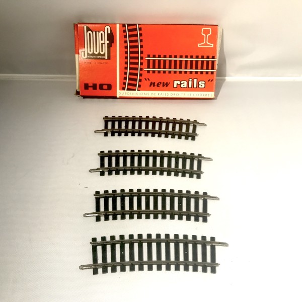4 demi-rails courbes JOUEF 870/2