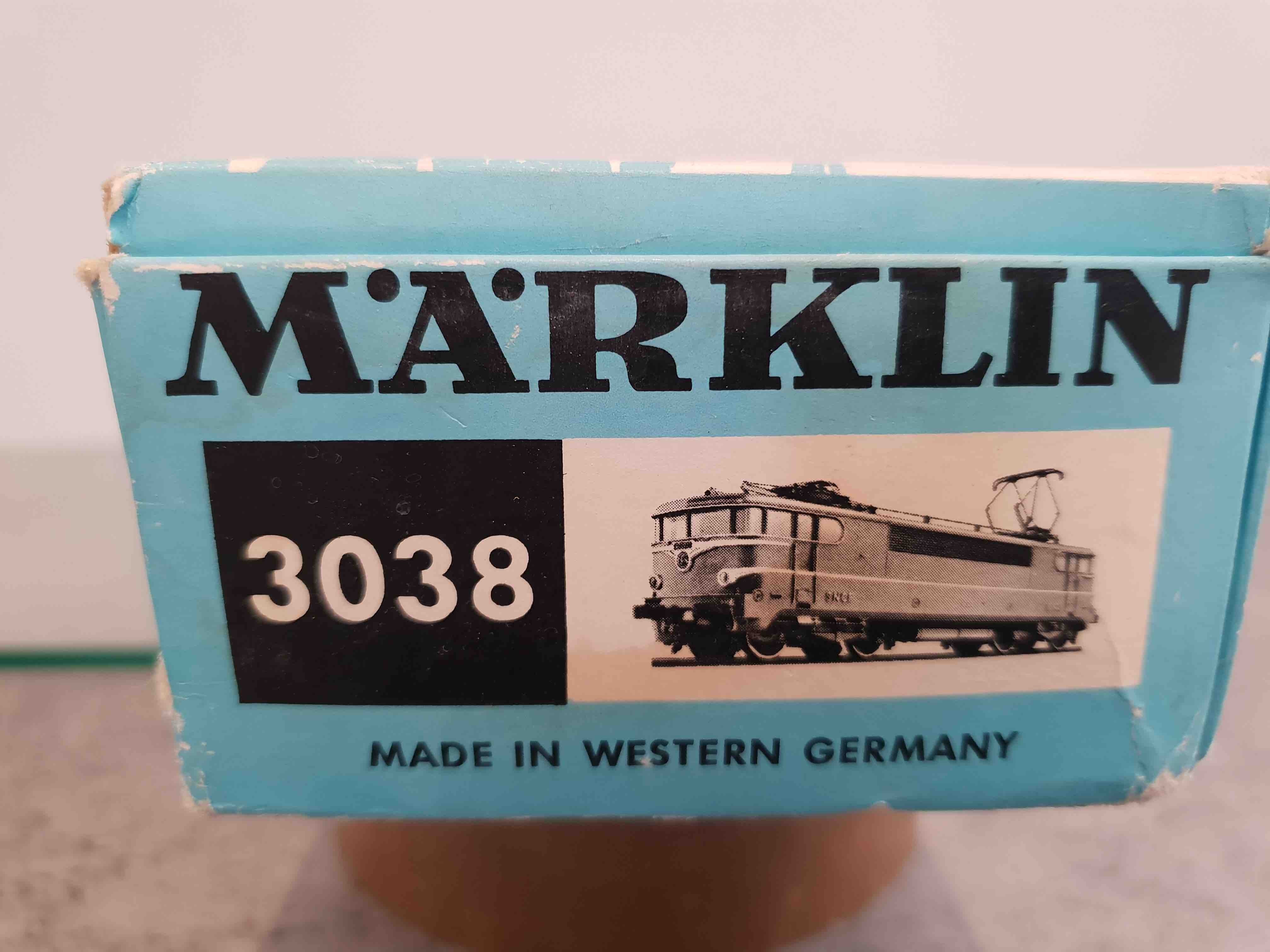 MARKLIN 3038 HO LOCOMOTIVE ELECTRIQUE BB 9223