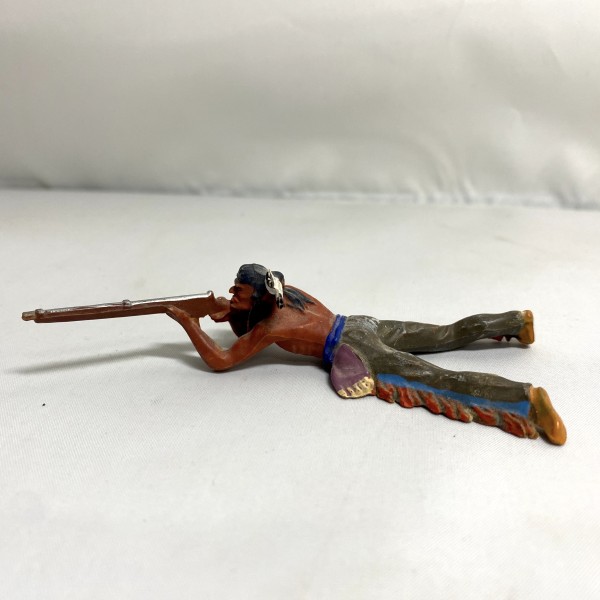 INDIEN  ALLONGE TIRANT AU FUSIL  ELASTOLIN OUGEN RÉF 6842