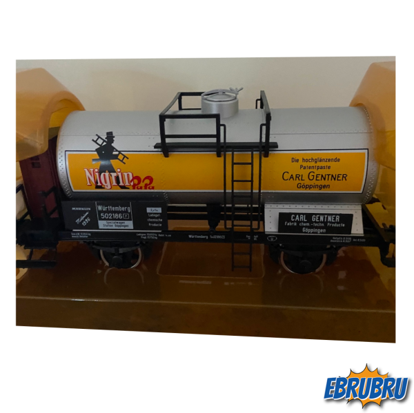 Wagon-Citerne Wagon De Marchandises Nigrin Märklin 58063 Échelle 1 