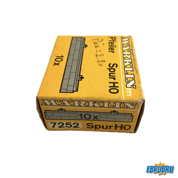 10 plaques de piliers de pont MARKLIN 7252