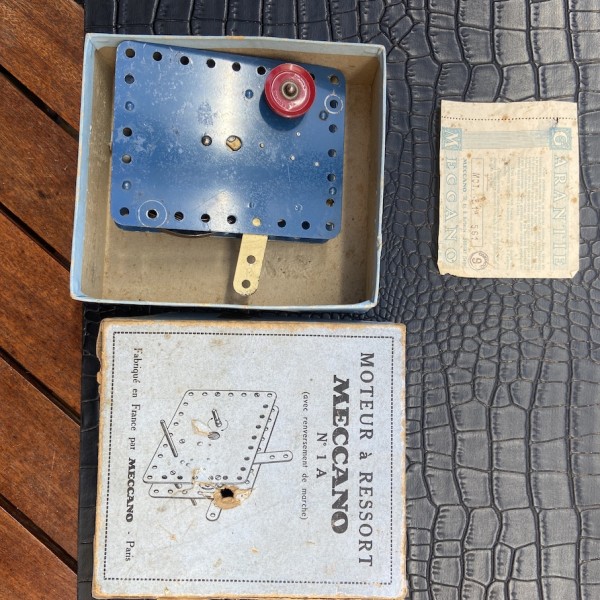 Moteur à ressort Meccano N°1A