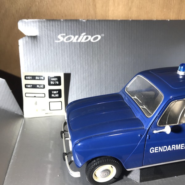 Renault 4 L Gendarmerie SOLIDO Prestige