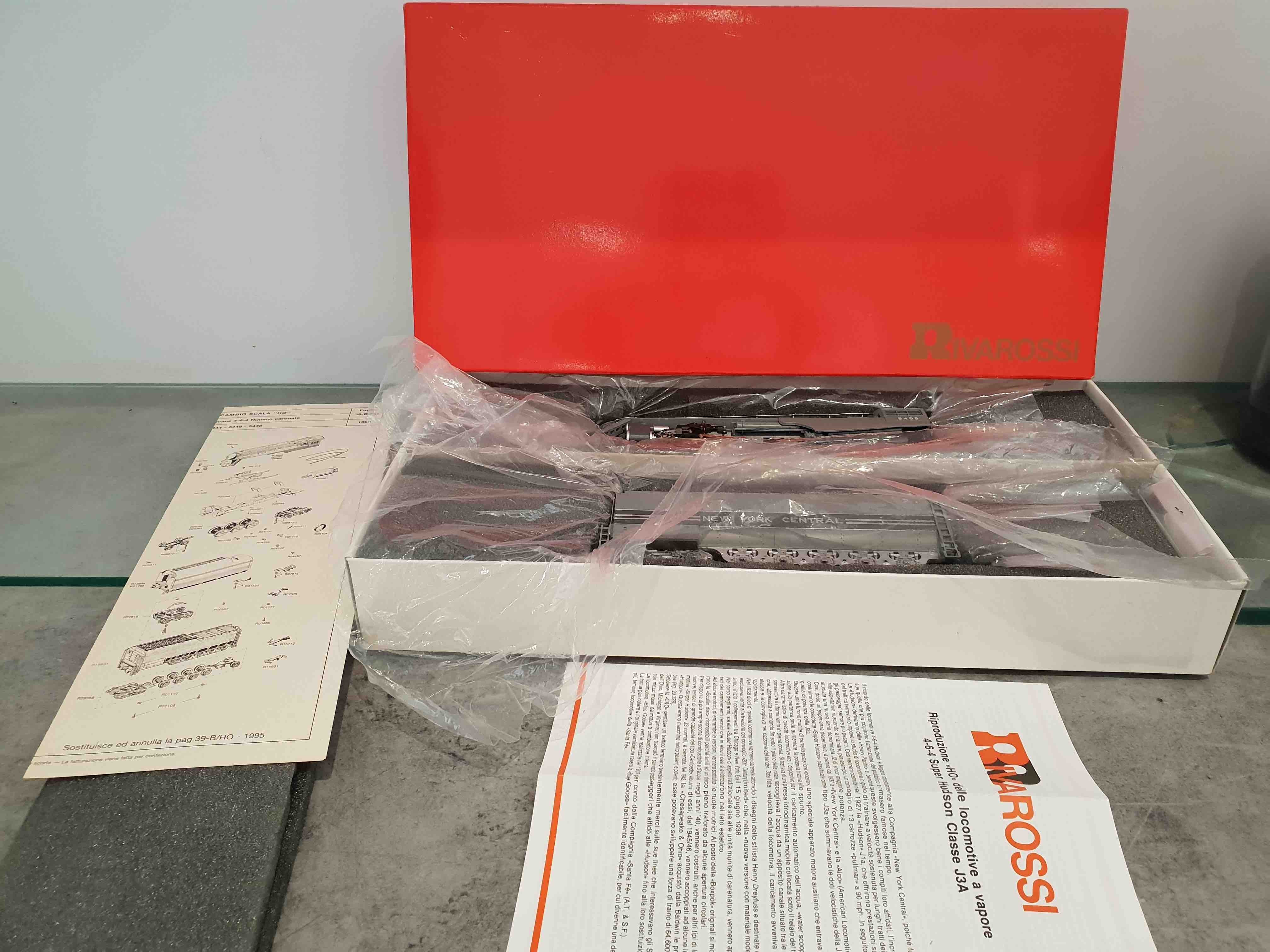 RIVAROSSI R5448 HUDSON NYC LOCOMOTIVE