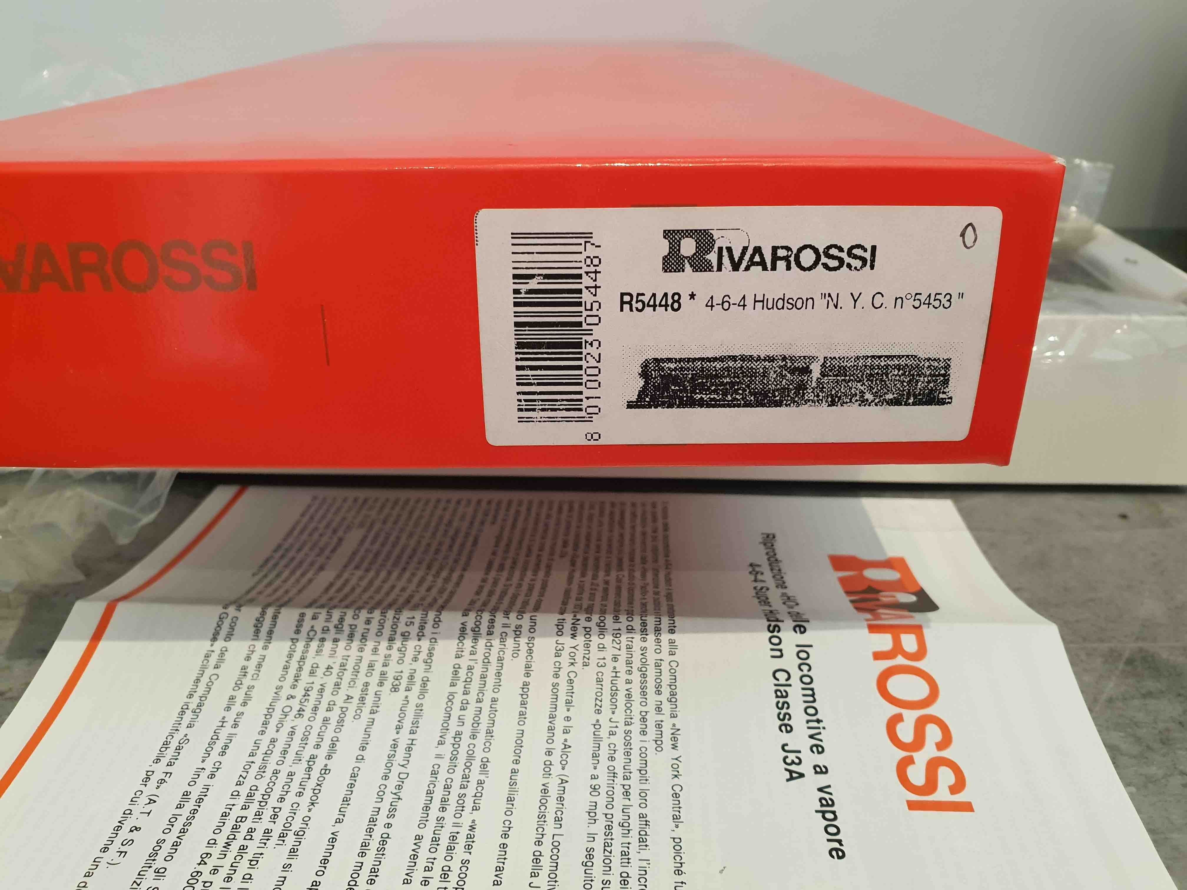 RIVAROSSI R5448 HUDSON NYC LOCOMOTIVE