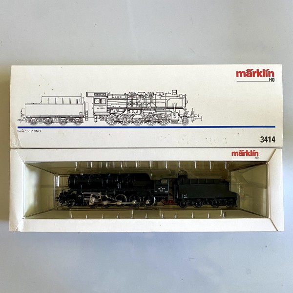 Märklin   LOCOMOTIVE  VAPEUR serie 150 z sncf  HAMO ref 3414