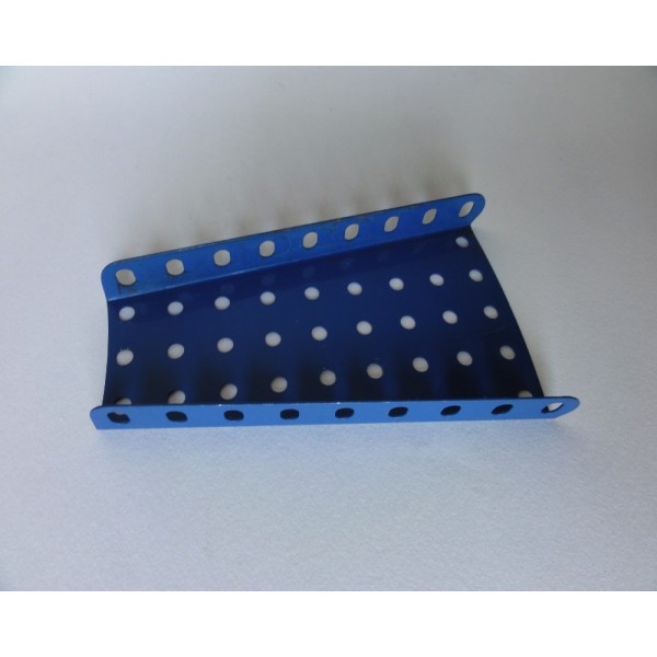 Plaque secteur à rebords 112 mm Bleu MECCANO 54