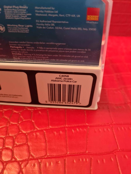 AMC JAVELIN ALABAMA POLICE CAR SCALEXTRIC REF 4058 