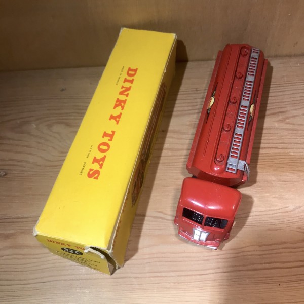 TRACTEUR PANHARD AVEC SEMI REMORQUE CITERNE ESSO DINKY TOYS RÉF 32C MECCANO