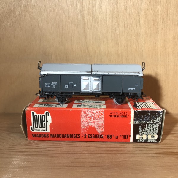 Wagon marchandise Tombereau avec toit coulissant JOUEF Réf M622