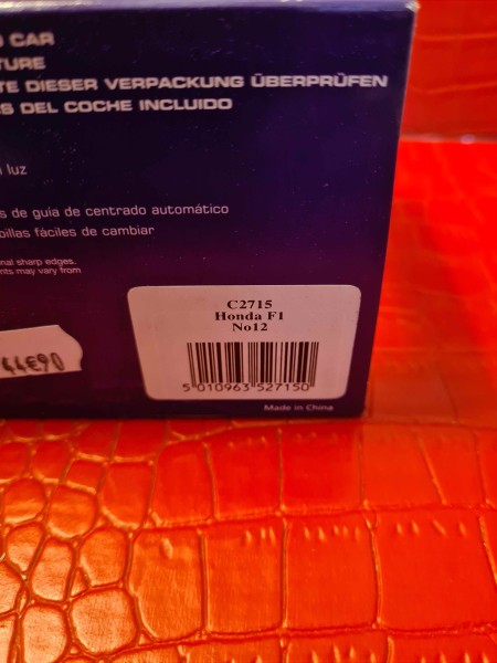 HONDA F1 NO 12 SCALEXTRIC REF C2715