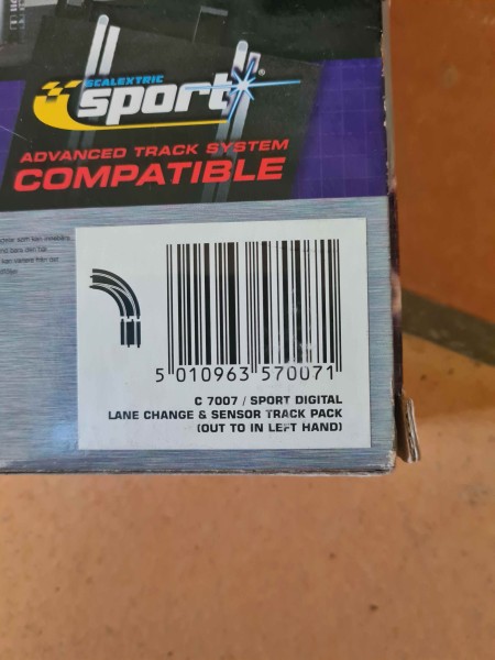 LANE CHANGE  SENSOR TRACK PACK SUPERSLOT SPORT DIGITAL REF C 7007