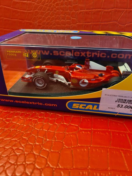 FERRARI F2004 NO 2 SCALEXTRIC REF C2677