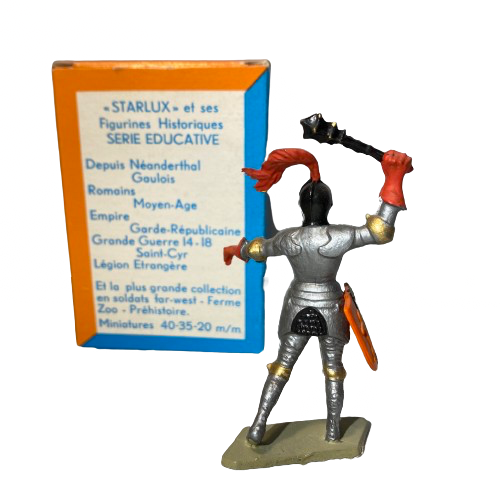 CHEVALIER ARMURE AVEC MASSE D'ARMES STARLUX MOYEN ÂGE REF 6035