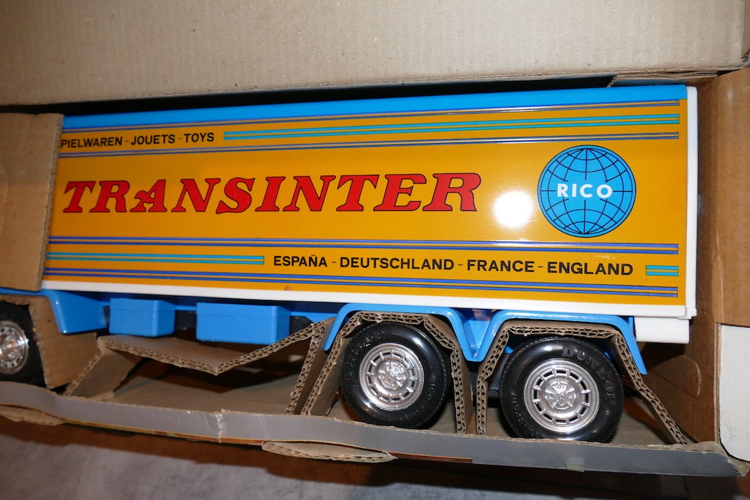 Rico  n° 120 camion PEGASO moteur à piles filoguidé 65,5 cm boite d'origine