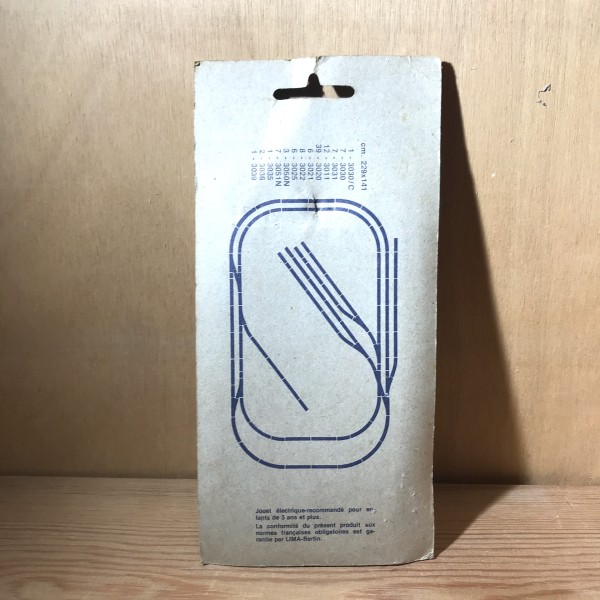 6  1/2 rails droits LIMA Réf 3071