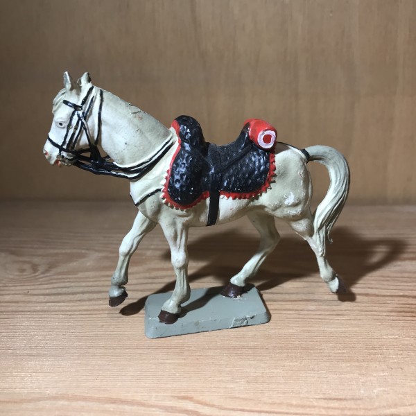 Cheval blanc - Selle noire et rouge - Empire - STARLUX