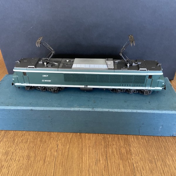 Locomotive electrique CC6559 Livrée verte maurienne  SNCF HO GERARD TAB