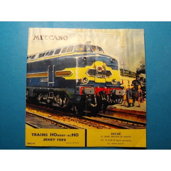 CATALOGUE MECCANO DINKY TOYS 1962-1963