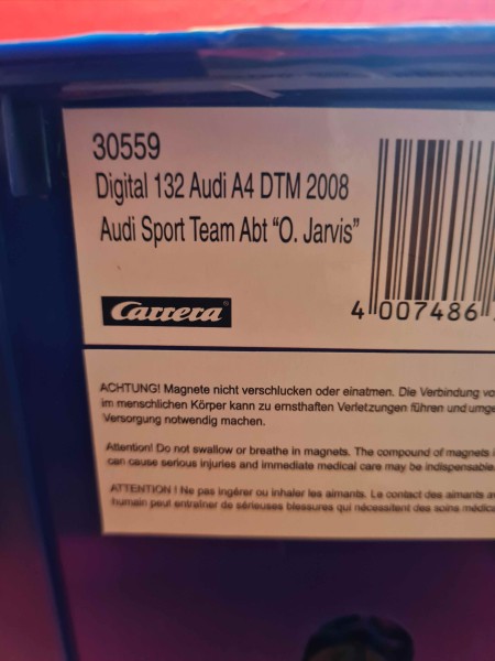 AUDI A4 DTM 2008 AUDI SPORT TEAM ABT O JARVIS CARRERA DIGITAL 132 REF 30559 