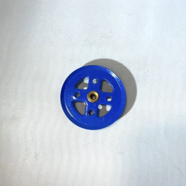 Poulie à moyeu bleue MECCANO