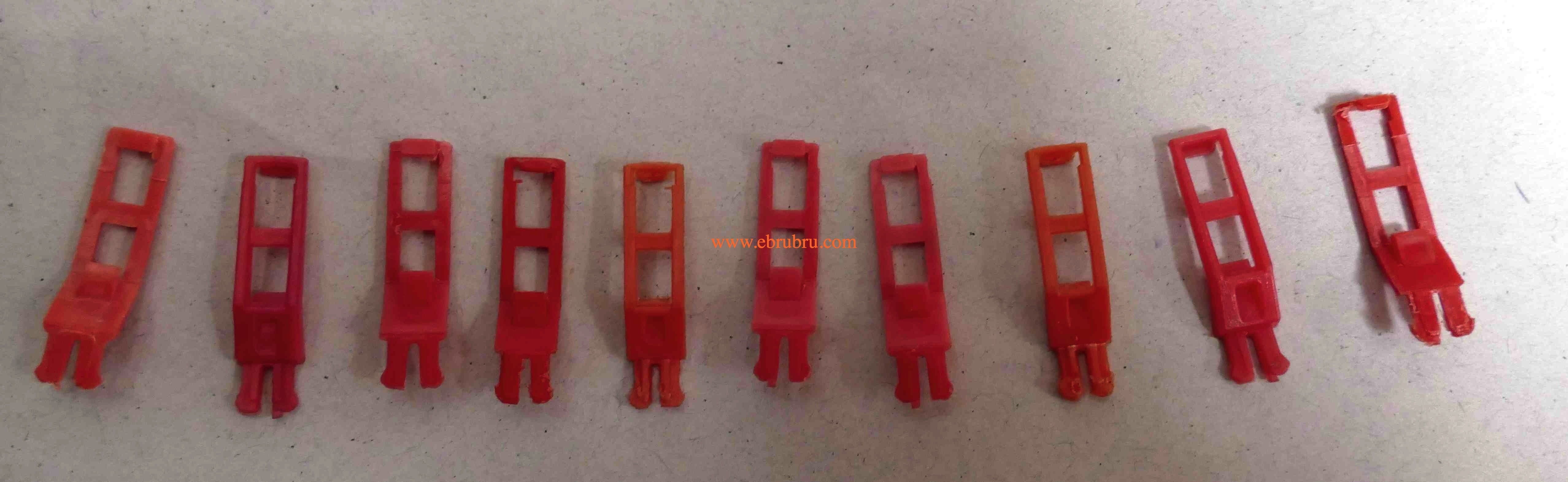 10 CLIPS BARRIERE  ROUGE JOUEF