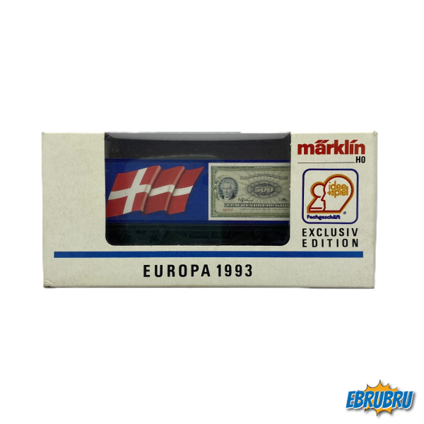 Wagon porte-conteneurs Europe 1993 - Danemark - MARKLIN 84573