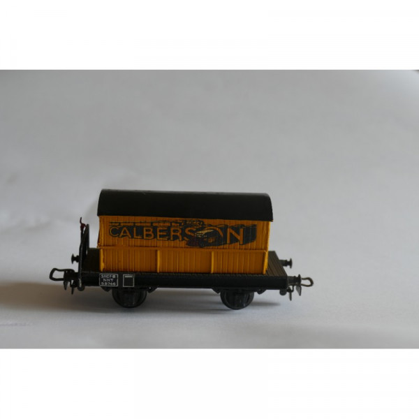 WAGON  PLAT OCEM 1919 DEUX ESSIEUX  MARQUE VB REF 441 CALBERSON SNCF