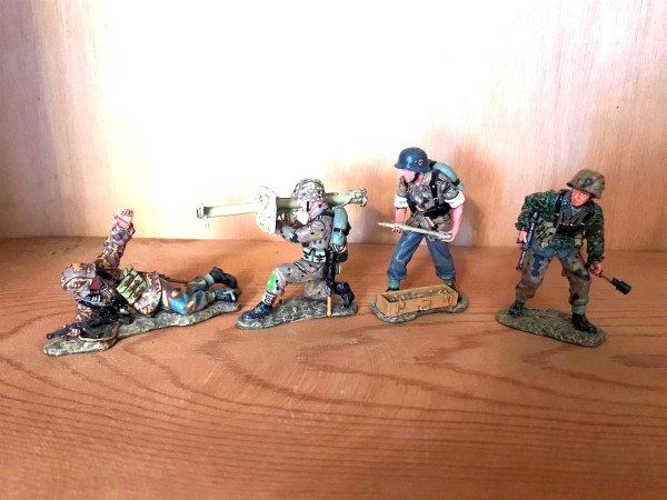 Soldats allemands King and Country WS060 Tank embuscade