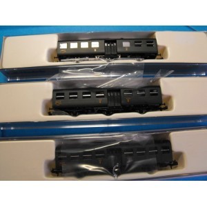COFFRET DE TROIS VOITURES SNCF LS MODELS ECH N