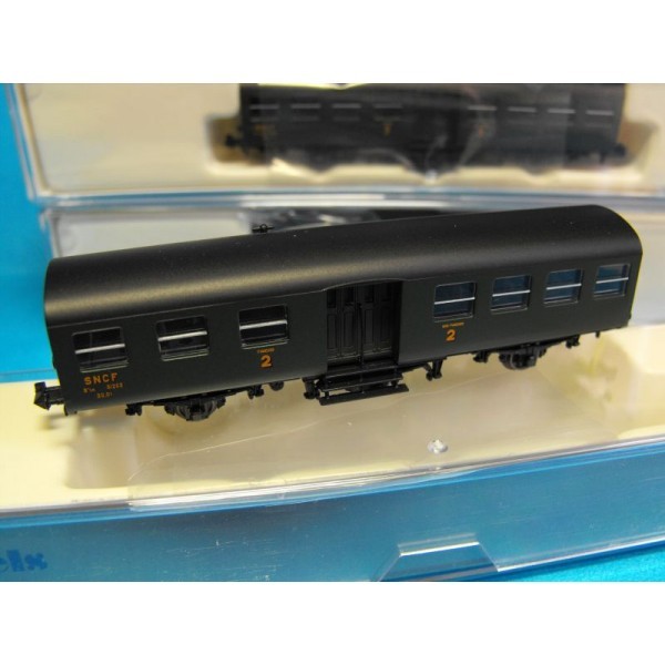 COFFRET DE TROIS VOITURES SNCF LS MODELS ECH N