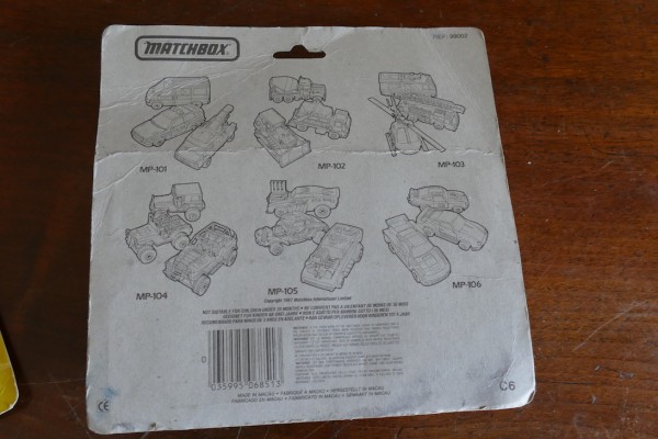 Lot MATCHBOX MB-170